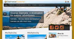Desktop Screenshot of dalmatiaexplorer.com